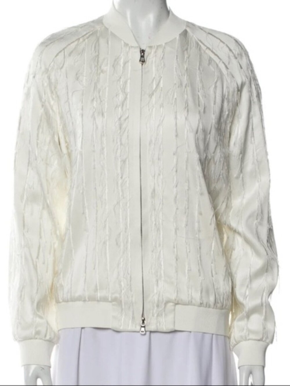 NWT 3.1 Phillip Lim White Bomber Jacket size 6